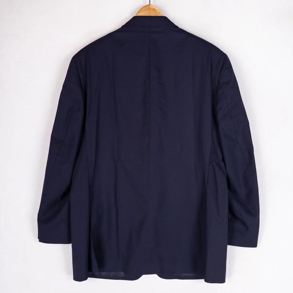Ralph Lauren Mens Blazer 41R Navy Blue Wool 2 Button Double Vent Suit Jacket